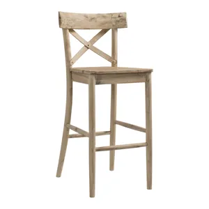 (D680-21) Callista- 30'' Barstool- Beach/Natural