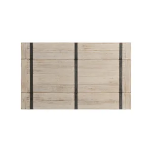 (D680-33) Callista- Folding Top Dining Table- Beach/Natural Metal