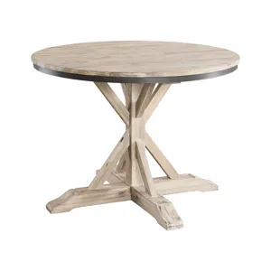 (D680-30) Callista- Round Dining Table- Beach/Natural