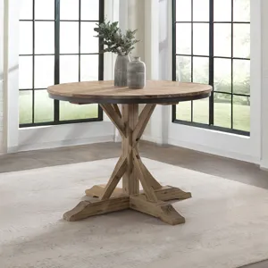 (D680-30) Callista- Round Dining Table- Beach/Natural