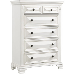Calloway Chest Antique White Color