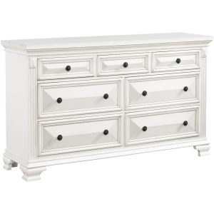 Calloway Dresser Antique White Color