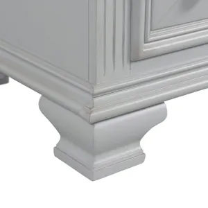 Calloway Nightstand Grey Color