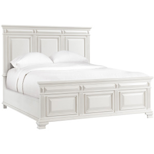 Calloway King Panel Bed in Antique White