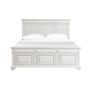 Calloway King Panel Bed in Antique White