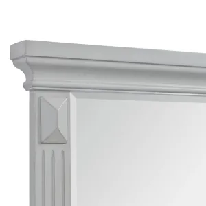 Calloway Dresser &Mirror Set Grey Color