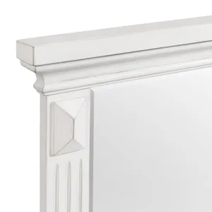 Calloway 7-Drawer Dresser w/ Mirror Set in Antique White