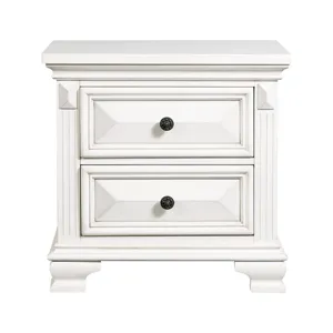 Calloway Nightstand Antique White Color