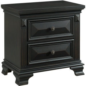 Calloway Nightstand Black Color