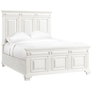 Calloway Queen Panel Bed in Antique White