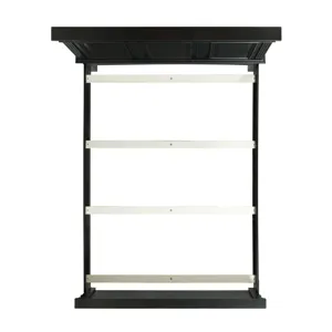 Calloway Queen Panel Bed in Antique Black