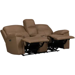Camaro P3 Loveseat with Console in Aline Butternut