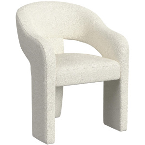 Cambrie UPH Dining Arm Chair in Beige Boucle