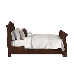 Cameron Cherry Queen Sleigh Bed