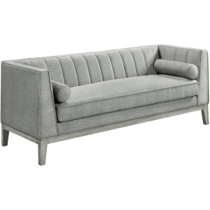Cannes Sofa W/2 Pillows in Mckinney Charcoal