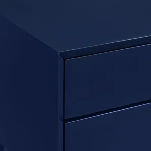 Canterbury Side Table W/Power port USB in Blue