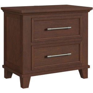 Canterbury 2-Drawer Nightstand with USB in Cherry