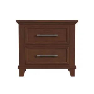 Canterbury 2-Drawer Nightstand with USB in Cherry