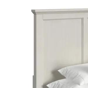 Canterbury King Panel Bed in Ivory