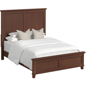 Canterbury Full Panel Bed in Cherry