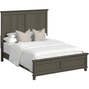 Canterbury Full Panel Bed in Grey