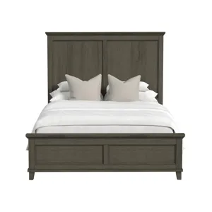 Canterbury Full Panel Bed in Grey