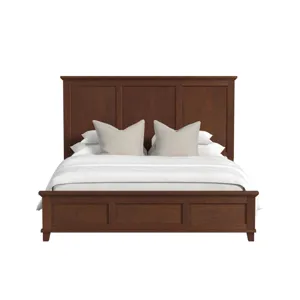 Canterbury King Panel Bed in Cherry