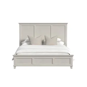 Canterbury King Panel Bed in Ivory