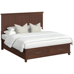 Canterbury King Storage Bed in Cherry