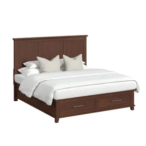 Canterbury King Storage Bed in Cherry
