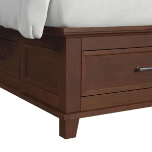 Canterbury King Storage Bed in Cherry