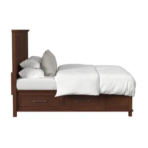 Canterbury King Storage Bed in Cherry