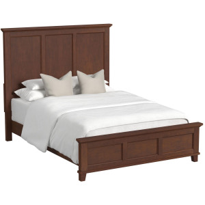 Canterbury Queen Panel Bed in Cherry