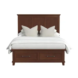 Canterbury Queen Storage Bed in Cherry