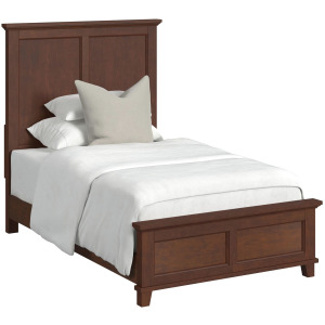Canterbury Twin Panel Bed in Cherry