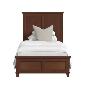 Canterbury Twin Panel Bed in Cherry
