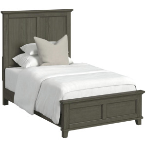 Canterbury Twin Panel Bed in Grey