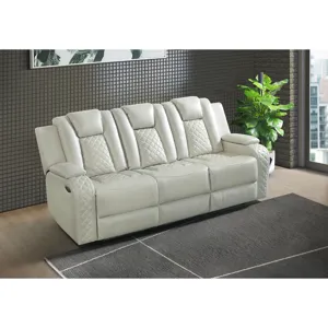 Carlo Power Motion Sofa with Power Headrest, Dropdown Table, Power strip, led and reading light in P