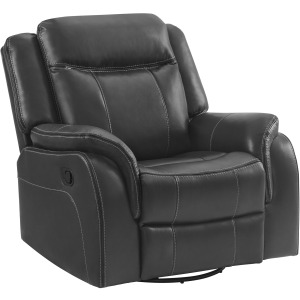Carrera Swivel Glider Recliner in Grey