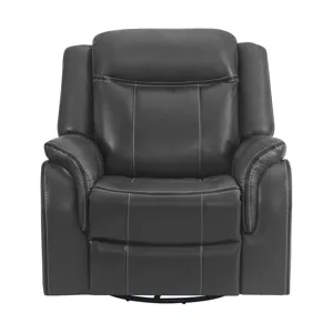 Carrera Swivel Glider Recliner in Grey