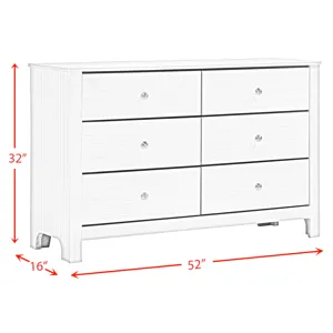 Catalina Dresser White