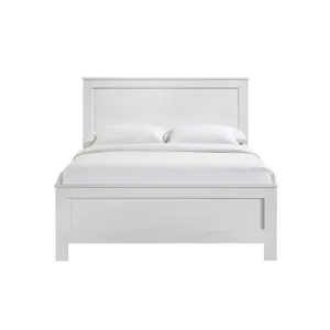 Catalina Full Panel Bed White