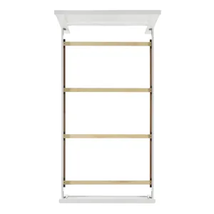 Catalina Twin Panel Bed White