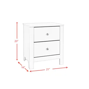 Catalina Nightstand White