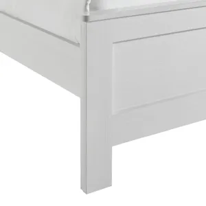 Catalina Twin Panel Bed White