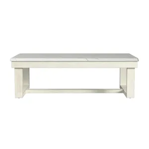 Catilin Coffee Table in Brushed White