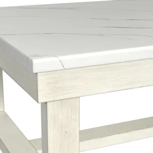 Catilin Coffee Table in Brushed White