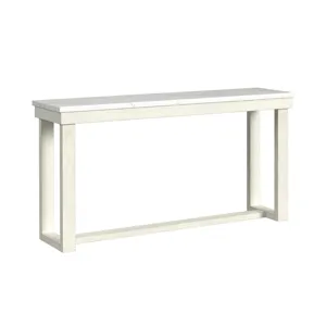 Catilin Sofa Table in Brushed White