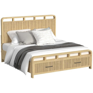Ridgemont Cal King Storage Bed in Natural
