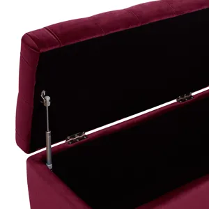 Chandler 1668 Shoe Storage Bench Broadway Red